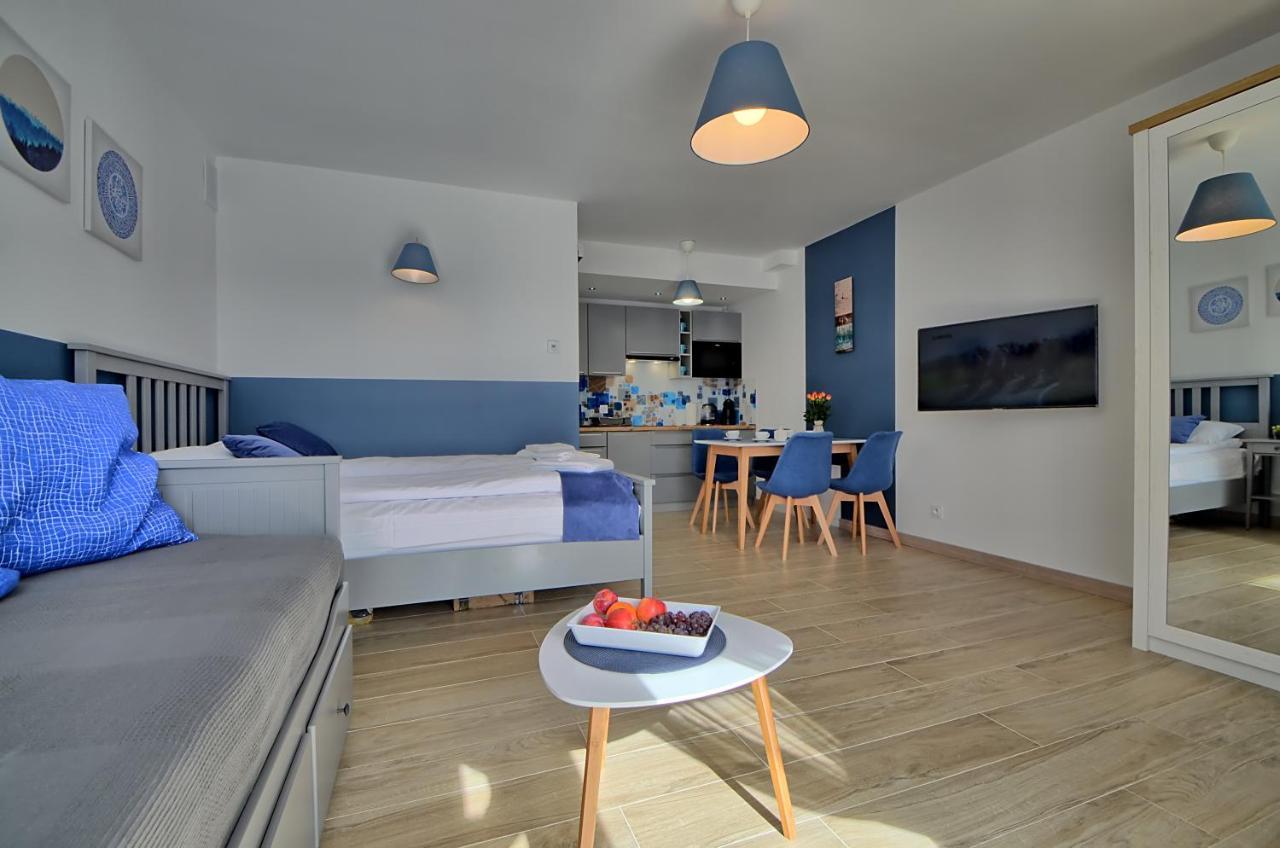 שצ'צ'ירק Apartament Niebieski Z Tarasem מראה חיצוני תמונה